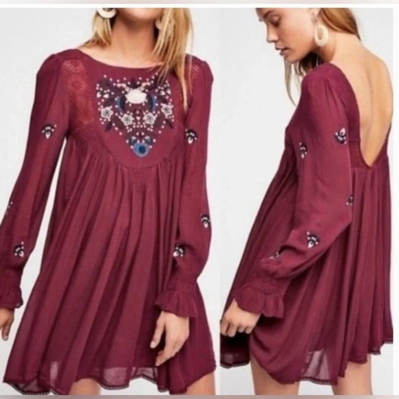 Free People Mohave A-Line Babydoll Dress - Picture 2 of 5